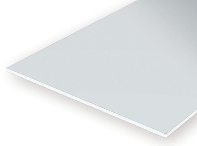 Evergreen Scale Models 19006 .010'' x 12'' x 24'' Oriented Polystyrene Clear Sheet