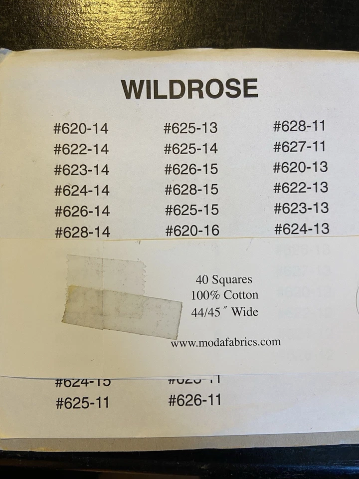 Wildrose By Brannock & Patek For Moda. Rare OOP Charm pack - Image 2 of 2