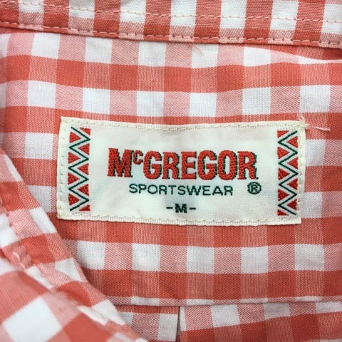 McGregor Casual Button Down Shirt Gradient Gingha… - image 5