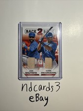 2015 Panini Elite - Jose Bautista/Edwin Encarnacion Back 2 Back Dual Bat Relic