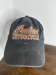Retro Vintage Style American Biker Indian Motorcycle Embroidered Patch Biker Cap Indian Motorcycles Otto Flat Brim Cap Embroidered Patch  main image 2