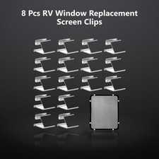 8 Pcs RV Window Replacement Screen Clips Screen Installer Clips Screen Retain...