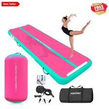 Inflatable Gymnastics Air mat Tumbling Track with Air Barrel Octagon Mat with...