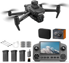 V918 GPS Drone with 8K Camera for Adults, RC Drones with 5 Inch HD Screen, 90 Mi