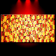 Original textured Modern Art Gold Abstract handmade Large framed Canvas Painting