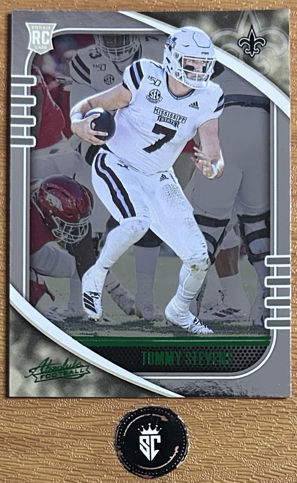 Tommy Stevens Panini Absolute #192 Green