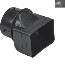 Compact Black Downspout Adapter 3" x 4" x 4" for Vehicle Specific Fit