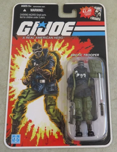 Arctic Trooper Snake Eyes GI Joe Action Figure 2007 Hasbro Sealed MOC