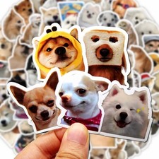 10/50/100PCS Funny Dog Stickers Cartoon Decals for Laptop Phone Car Kids