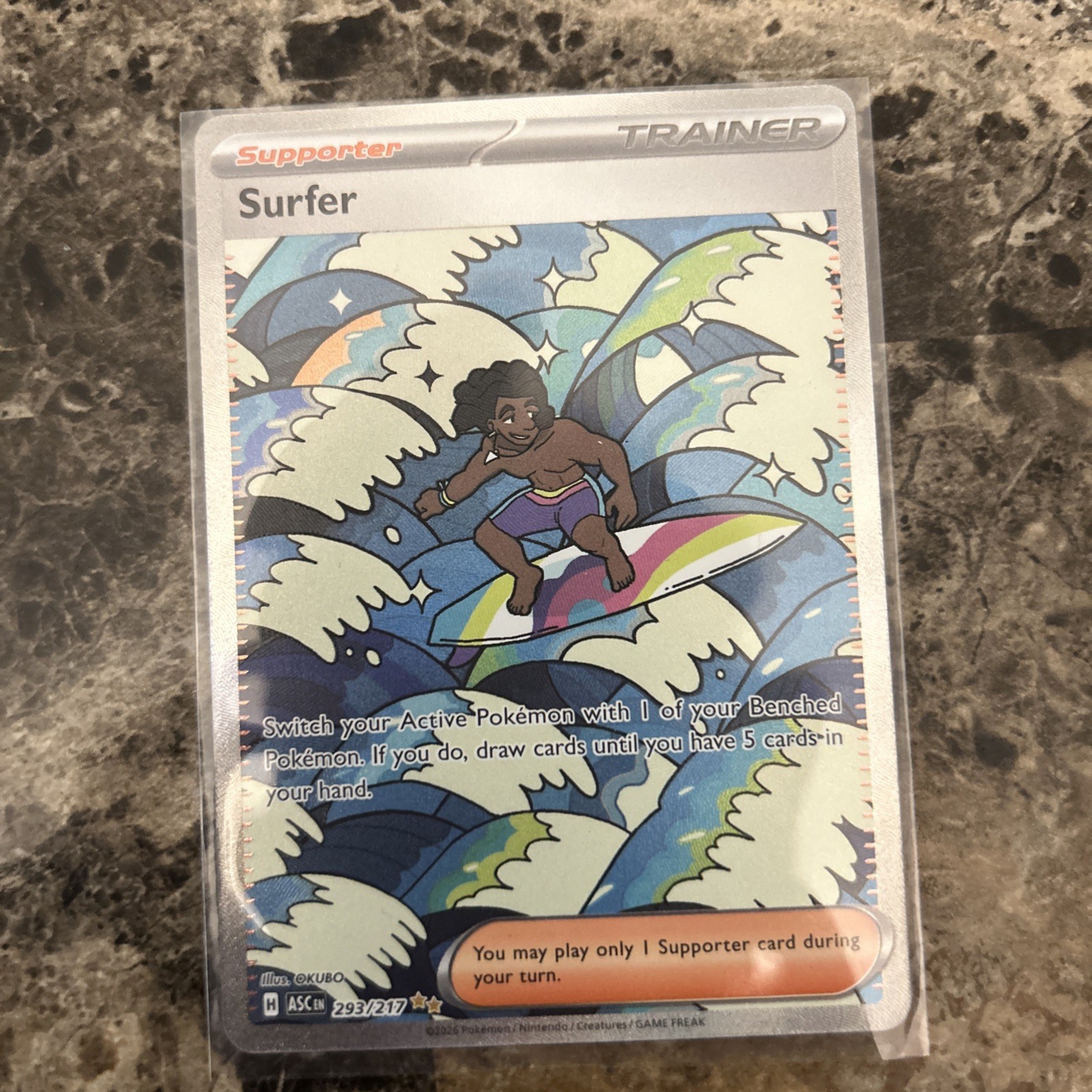 Pokémon Supporter Trainer Surfer Ascended Heroes 293/217