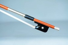 Master Model A Pernambucowood ,Sterling Silver mounted Cello Bow79.4G