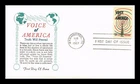 Dr Jim Stamps Voice Of America 5C First Day Of Issue Khol Kraft Cachet Cover
