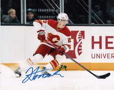 Calgary Flames Samuel Honzek  Autographed Signed 8x10 Photo COA #2