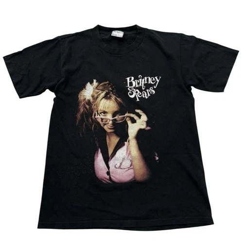 Britney Spears Live Tour T-shirt 90s Sz Small 2000s vintage concert t-shirt, vintage, size S, single stitch, B+ condition