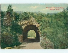 Divided-Back ARCH AT FRANKLIN PARK SCENE Boston Massachusetts MA 60k cards r8023