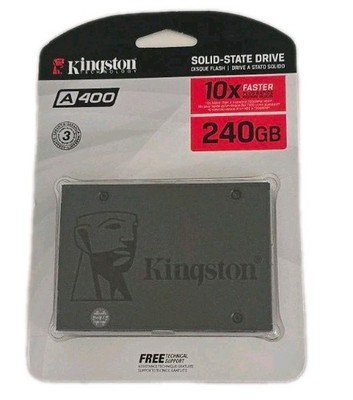 240 GB Kingston SSD Festplatte A400 2,5 Zoll  Interne SSD - Schwarz Neu OVP