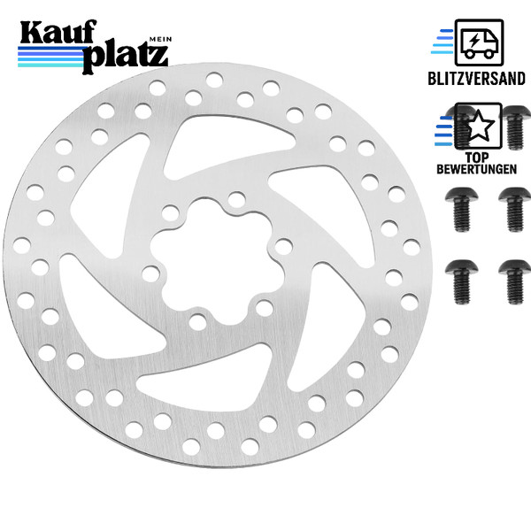 Bremsscheibe 140Mm FüR E-Scooter Mit 6 Schrauben Kompatibel FüR Kugoo M4 Pro-image