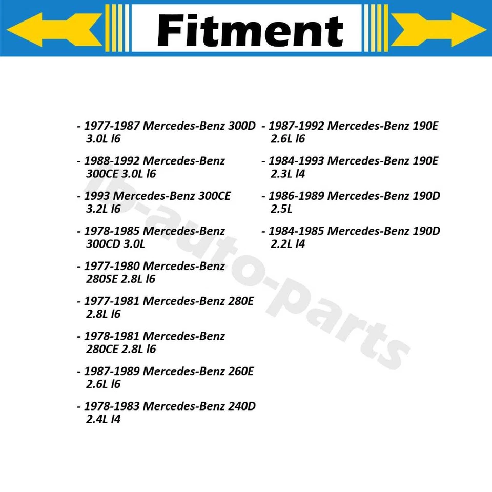 Линия переднего тормозного шланга 2x для 1990 1991 1992 1993 Mercedes-Benz 500SL 5,0 л - Изображение 4 из 4