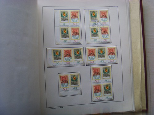 BRD Sammlung ex 1977 - 1980 ** + gestempelt auf Schaubek-Vordruck - Picture 13 of 24