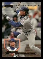 1995 Donruss Baseball Card Press Proof #142 Jeromy Burnitz #/2,000