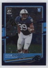2020 Panini Donruss Optic Rookies Purple Stars Prizm 21/25 Yetur Gross-Matos rf2