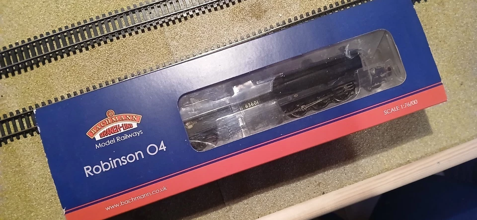 BACHMANN 31-001 ROBINSON 04 BR 63601 LATE CREST BLACK DCC READY - 00 GAUGE BOXED - Image 2 of 4