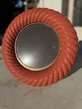 Cadre Céramique Tommaso Barbi Couleur Corail 1970