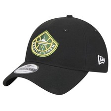 Unisex New Era Black Seattle Storm Core Logo 9TWENTY Adjustable Hat
