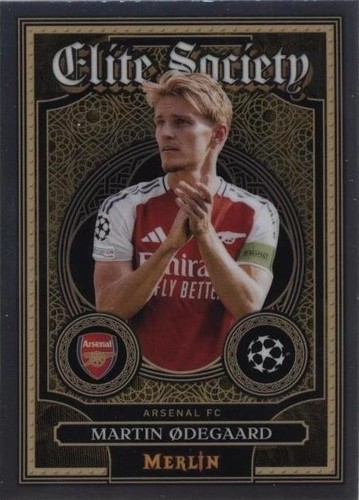 2024-25 Noir Martin Odegaard Horizontal Silver Frame 9/10 Norway