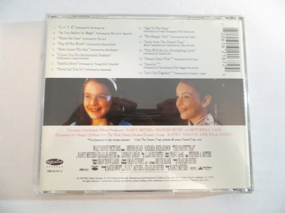 The Parent Trap (Soundtrack) - 1998 - Hollywood Records HR-62167-2 CD GOOD - Imagem 2 de 3