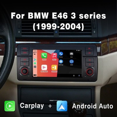 Autoradio CarPlay Mirror Link Android Auto BT BMW E46 3er Serie 1999-2004 DAB