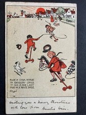 Ride a Cock Horse to Banbury Cross Vintage Children's Postcard U25