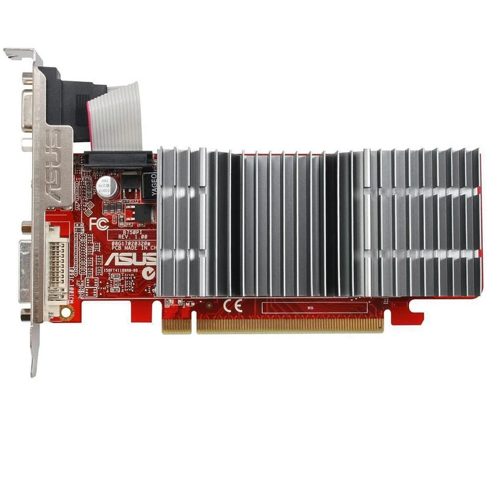 Video Card Asus EAH4350 Ati Radeon A8C0AD100460 512MB HDMI VGA DVI PC - Image 2 of 3