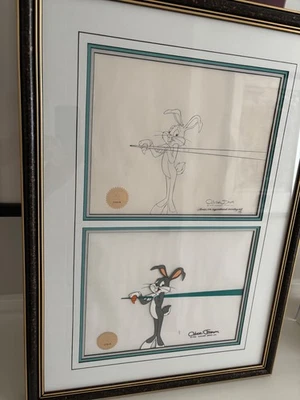 Chuck Jones Overlay Cel Bugs Bunny Warner Bros - Image 1 of 4