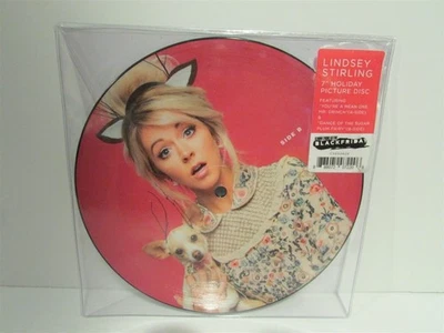 LINDSEY STIRLING 7" Holiday PICTURE DISC VINYL MR. Grinch Sugar Plum Fairy 2018 - Image 1 of 2