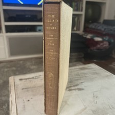 The Iliad of Homer Heritage Press Alexander Pope 1943 Vintage Slipcase