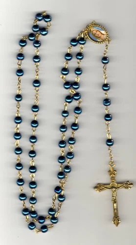 Saint Mary Mother of God, Star of the Sea, Rosary and crucifix, accept offers
