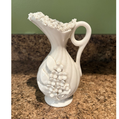 Vintage Lenwile China Ardalt ceramic pitcher w/ handle