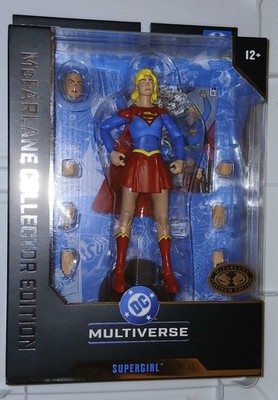 McFARLANE DC MULTIVERSE COLLECTOR EDITION # 59 SUPERGIRL PLATINUM 7'' FIGURE NEW