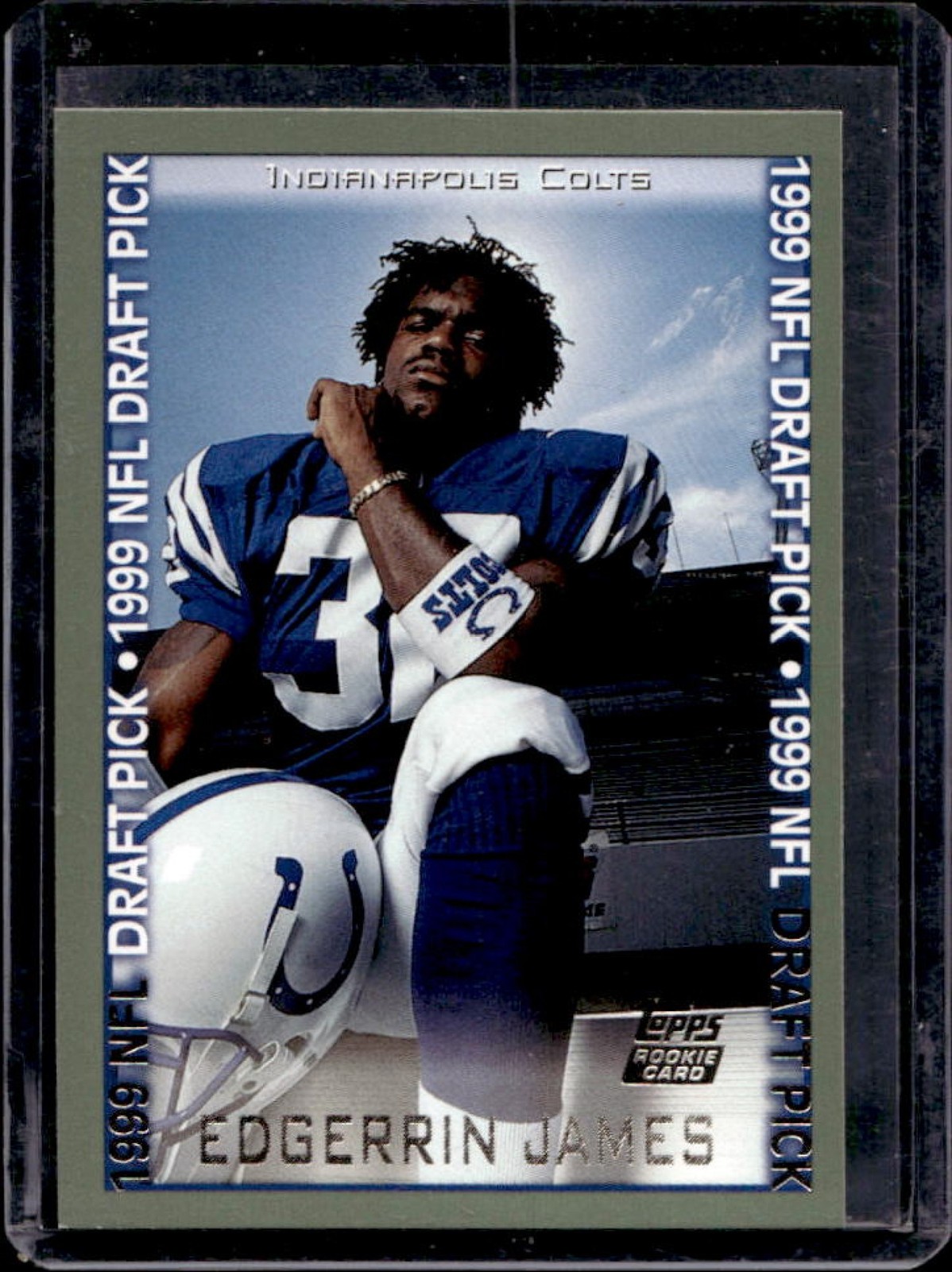 1999 Topps Edgerrin James Rookie RC #339 Colts
