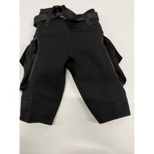 SeaSkin Black Neoprene Tech Diving Shorts with Cargo Pockets Size Medium