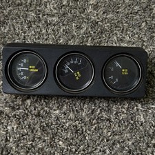1-12in Blk Mech Gauge Panel Autometer 2396