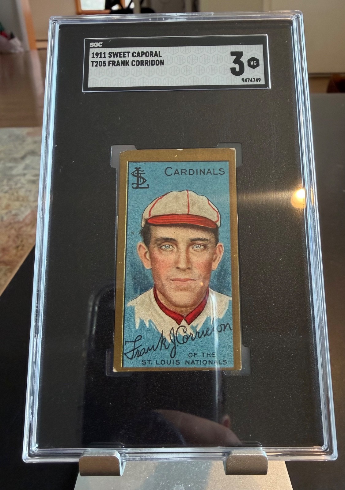 1911 t205 Sweet Caporal Frank Corridon SGC 3