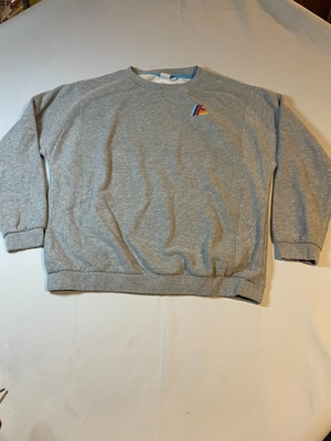 #ad #ad Aldi Gear Sweatshirt Unisex Size XL Gray Crew Neck Pullover Athleisure Casual $17.99