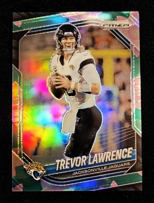 2025 Trevor Lawrence SSP 16/18 Panini Prizm #238 Lotus Jersey Match 1/1 Jaguars