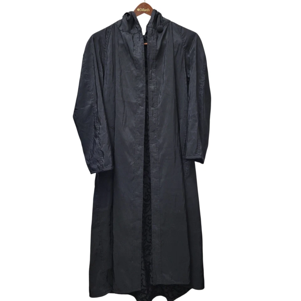 SACKABLES Impermeable Reversible Largo Mangas Largas Sudadera con Capucha Mediano Para Mujer Foto 2 de 4