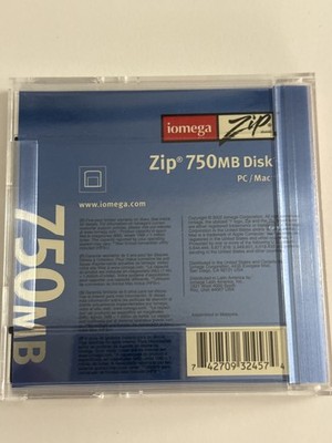 NEW Iomega Zip 750MB Disk Media