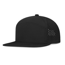 Performance Snapback Hats for Men  Women - Flat Bill Cap for Golf, Running, ...