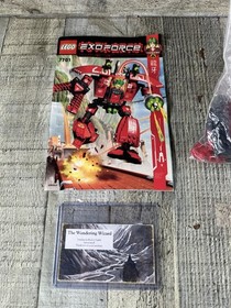 LEGO Exo-Force 7701 Grand Titan 99% Complete W/Instructions - Missing Hair + 2pc