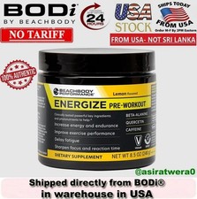 Beachbody Performance Energize Pre-Workout: Lemon - 40 Servings & NEW/SEALED! @